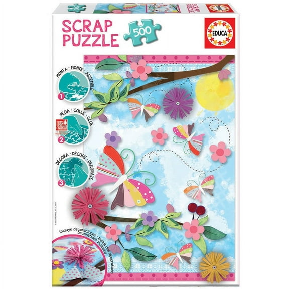 Scrap Puzzle Garden Art Puzzle, 500 Pieces