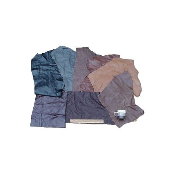 Scrap Upholstery Leather Mixed Jumbo Pieces Lw 12 Sf