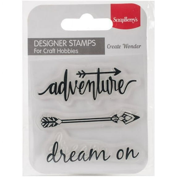ScrapBerry's Clear Stamps 2.7"X2.7"-Dream On