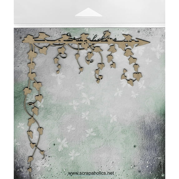 Scrapaholics Ivy Vine Corner, 6"X5"