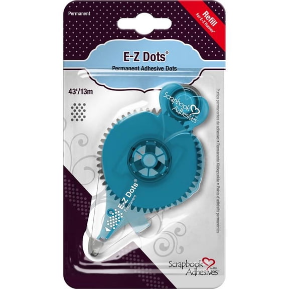 Scrapbook Adhesives E-Z Dots Permanent Adhesive Refill-Permanent, 43', Use In 12026