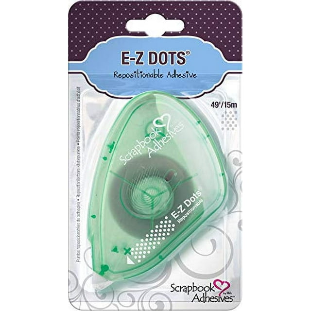 Scrapbook Adhesives by 3L EZ Runner, EZ Dots Repositionable Dispenser
