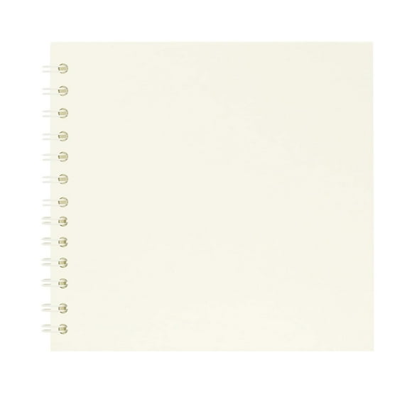 Scrapbook Album, Notebook, Qyaukm 1Pc Scrapbook 7 X 7 Inch Diy Scrapbook Album 20 Pages Hardcover Kraft Paper Scrap Book Photo Albums Memory Book for Wedding and Anniversary Family (White)