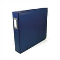 thumbnail image 1 of Scrapbook Classic Leather 3 Ring Album Blue 12X12, 1 of 3