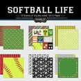 thumbnail image 1 of Scrapbook Customs 37623 Themed Paper Scrapbook Kit, Softball Life, 1 of 1