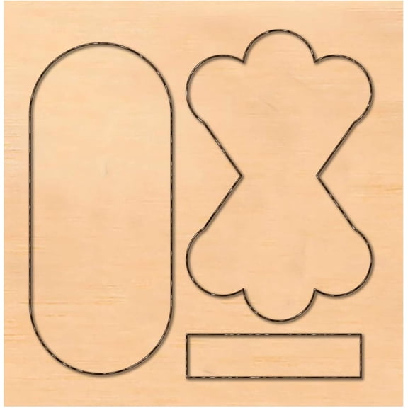 Scrapbook Embossing Wooden Die Cutting Leather Mold Cylindrical Shape Cutting Mold DIY