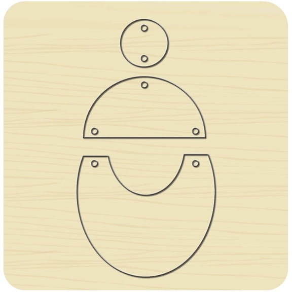 Scrapbook Embossing Wooden Die Cutting Leather Mold Round/Half Round Shape Cutting Mold for Earring Jewelry DIY Leather Crafts Making NOT for diy