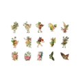 thumbnail image 1 of Scrapbook Paper 45 Pieces PET Stickers Flower Genie Stickers Scrapbook Stickers Decorative Labels, 1 of 14