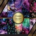 thumbnail image 1 of Scrapbook Paper: Starry Galaxy: Double Sided Craft Paper For Card Making, Origami & DIY Projects - (Paperback) by Peyton Palomino, 1 of 1