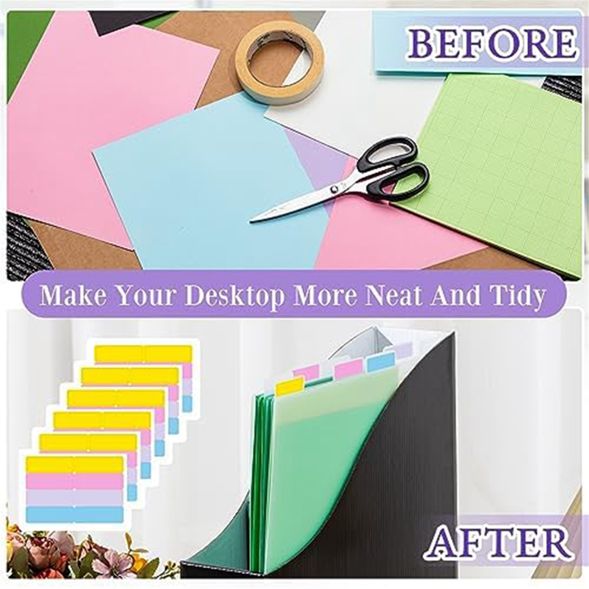 Scrapbook Paper Dividers Bulk for Dividing 12 X 12 Inch Scrapbook Paper