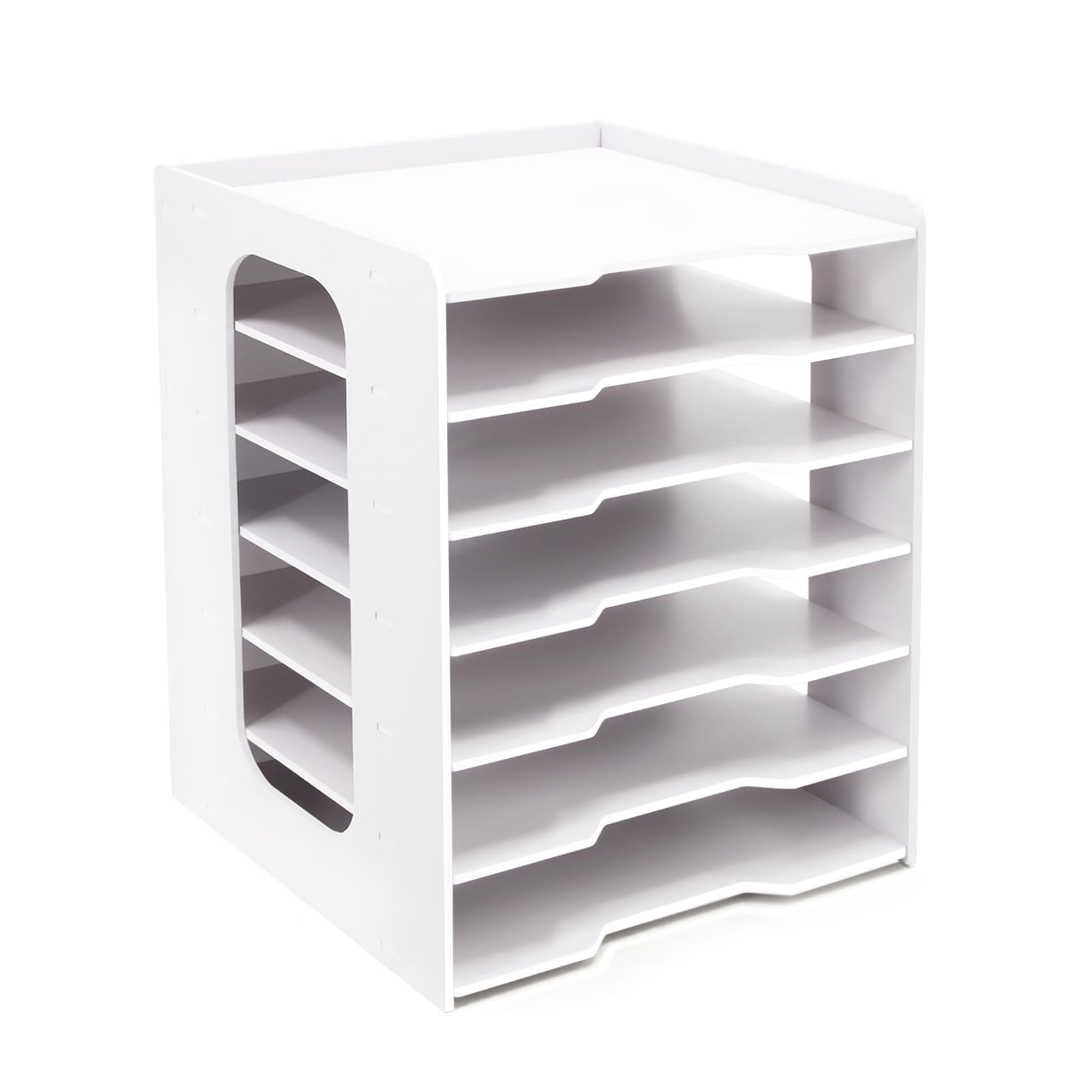 Scrapbook Paper Organizer 12x12-4 Tier File Organizer for Desk ...