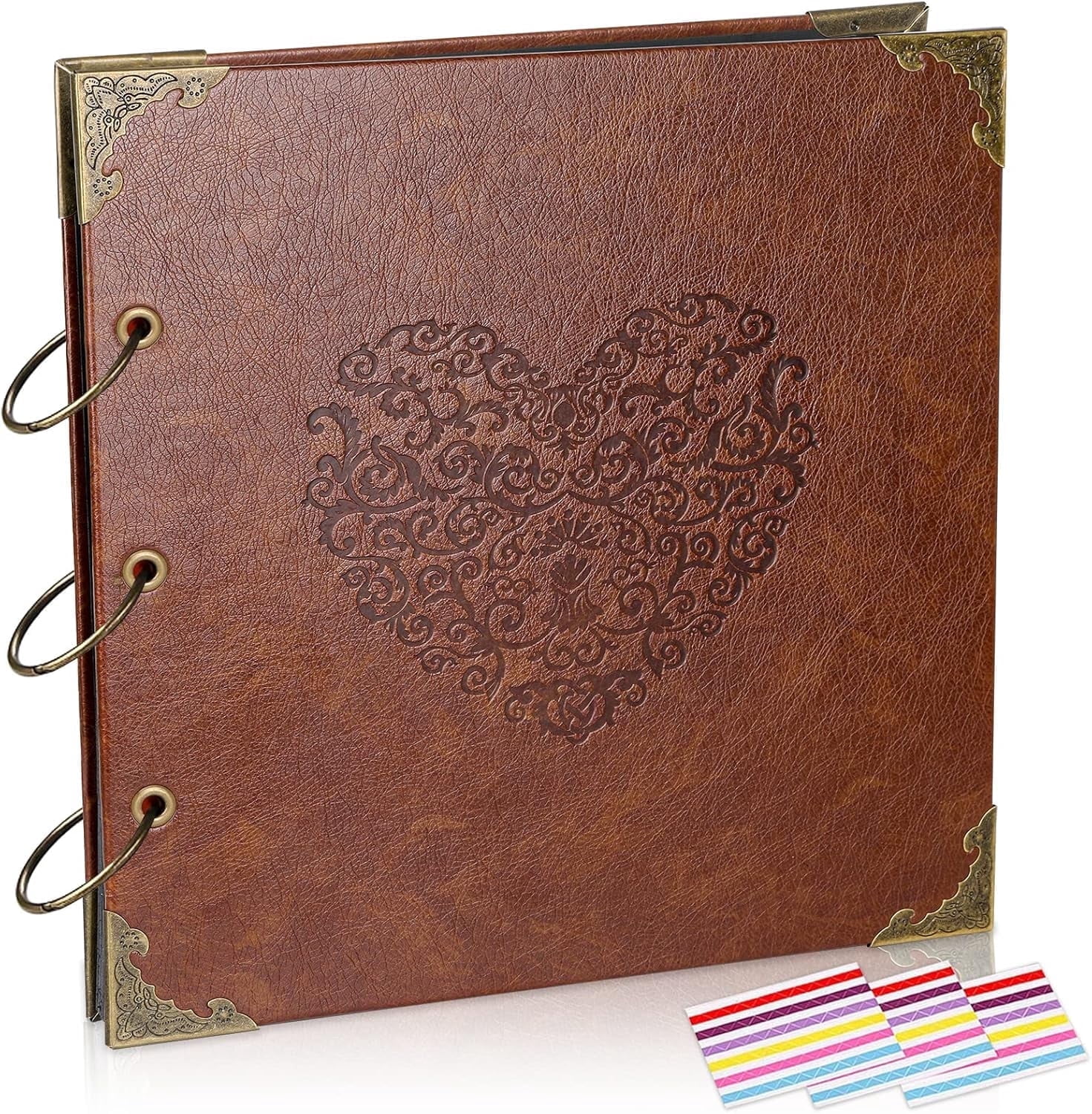 Photo Album Scrapbook A4 Hearts With Desired Text Fotoalbum