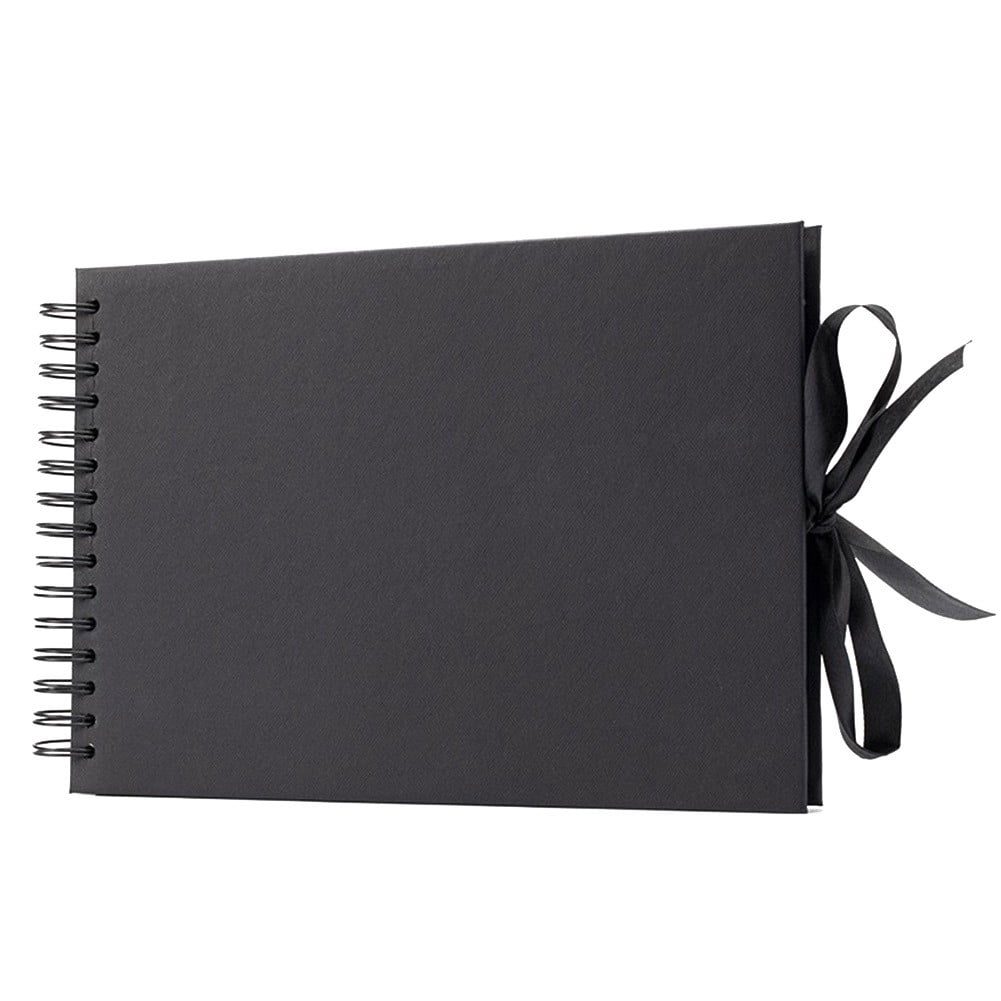 Scrapbook Photo Album Black Pages Scrap Book DIY Memory Album Memory
