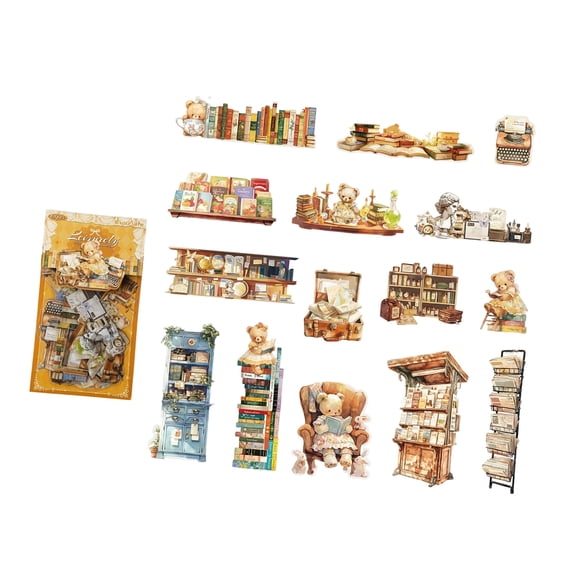 Scrapbook Sticker Journaling Sticker Book Aesthetic Sticker Scrapbook ...
