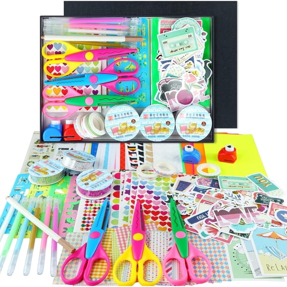 Scrapbook Supplies Scrapbook Kit, DIY Junk Journaling Supplies Kit