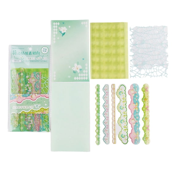 Scrapbooking Border Decorations Retro Journaling Decorative Paper For Journal Memory Book Card Making Gift Packaging