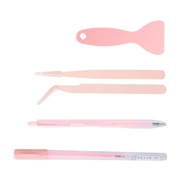Scrapbooking Craft Tool Including Adhesive Applicator Spatula Ceramic Cutter And Tweezers For Card Making Scrapbooking