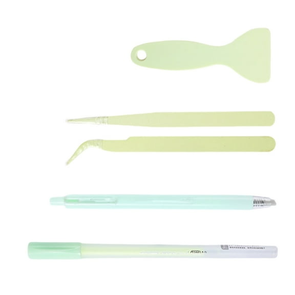 Scrapbooking Craft Tool Including Adhesive Applicator Spatula Ceramic Cutter And Tweezers For Card Making Scrapbooking