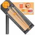 thumbnail image 1 of Scrapbooking Cutting Tool: Paper Cutter 4 in 1 for Craft Edges, Straight,Perforator,Scorer and Wavy on Paper,Cardstock,Ticket,Photo,Coupon,Vinyl,Letter,Postcard,12 inch Cutting Length,Black, 1 of 7