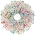 thumbnail image 1 of Scrapbooking Paper Pad, 24pcs Junk Journaling Craft Paper, Assorted Pattern Background Art Origami Cardstock Paper (Flower-2), 1 of 6