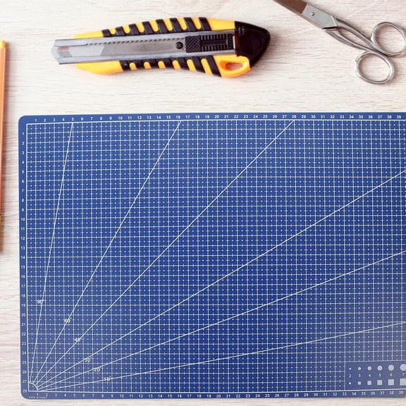 Scrapbooking Project Craft Mat Cutting Rotary Sewing Supplies Board Double Sided (17.68X11.79X0.04 in)