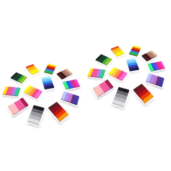 Scrapbooking Stamps Pad Finger Ink Pads 10 Colors Fingerprint Kids Gradient Child