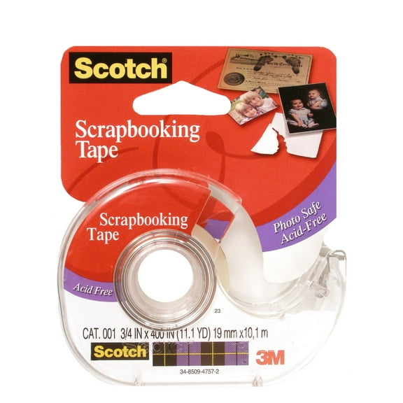Scrapbooking Tape 3/4 in. x 400 in. roll (pack of 4)