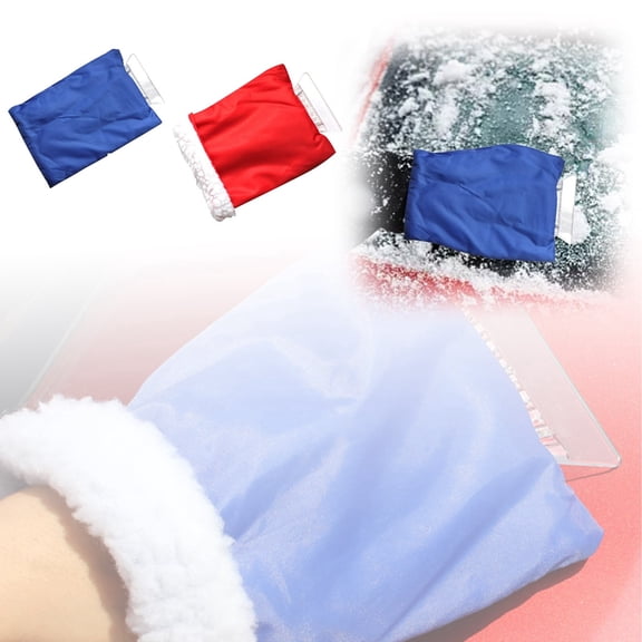 Scrape Buddy Car Ice Scraper Scrape, Quickly Remove Frost, Ice and Snow from Your Vehicle Windows and Wiper Blades - Removal No Scratch Handheld Snow, Windshield Cleaning Tool with Mitt Glove