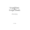 thumbnail image 1 of Scraped Knees & Pricked Thumbs : collection of poetry (Paperback), 1 of 1