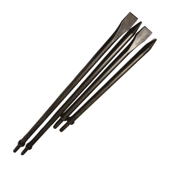 Scraper 350mm 450mm Air Pneumatic Hammer Chisels Round Collar Flat and Point Chisels Concrete Chisels