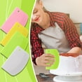 thumbnail image 1 of Scraper, Flexible Plastic Multipurpose Kitchen Cutter Tool Plastic Scraper Cake Cream Scraper Flour Dough Cutter Intestinal Powder Scraper Kitchen Tool Semi-circular D-shape Clearance, 1 of 4