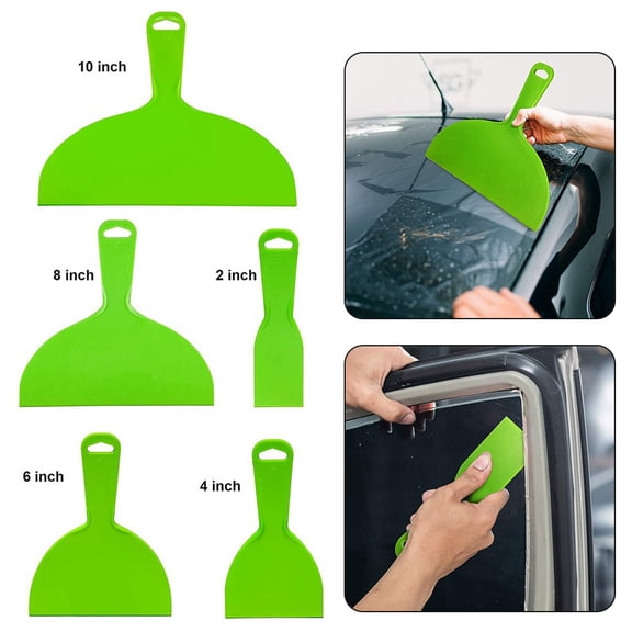 Scraper Plastic Scraper Bathtub Toilet Plastic Putty Mixer Skimmer Paint Spreader Pp 2/4/6/8/10Inch Cutter Green 2Inch Smile Home