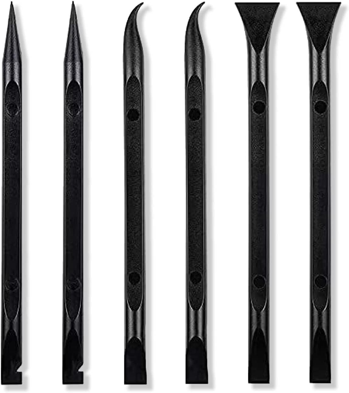 Scraper Small Plastic Scraper Tool, Used in Narrow Spaces and Gaps, Perfect for Removing Oil Stains, Labels, Food, Dirt, Paint, Etc. (6Pcs scrapers)