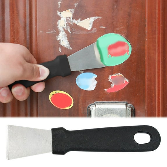 Scraper Tool Limited Time Offer! Dusknt Multipurpose Kitchen Cleaning Spatula New Stainless Spatula Scraper Straight and Angled Metal Scraper Tool Cleaning Shovel for Outdoor Bbq Grill Pan Griddle