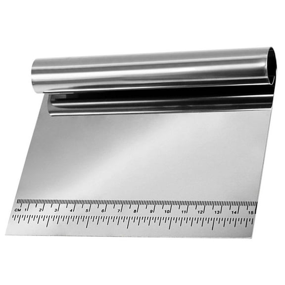 Scraper for Baking Cake Pastry Spatula Bakery Tools Bench Kitchen Food Stainless Steel