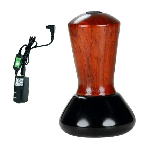 Scraping Massage Device Heated Bianstone Tool with Wooden Handle for Full Body Muscle Relaxation at Home