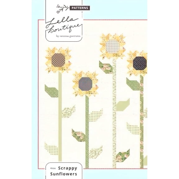 Lella Boutique Scrappy Sunflowers Quilt Pattern