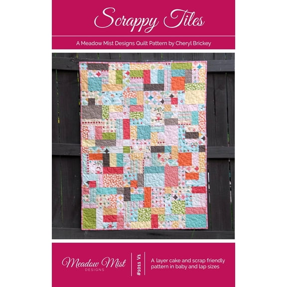 Scrappy Tiles Quilt Pattern by Cheryl Brickey