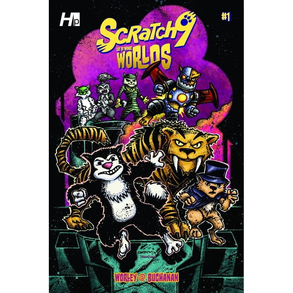 Scratch 9 Cat Of Nine Worlds #1 Eastman Var Cvr Comic Book