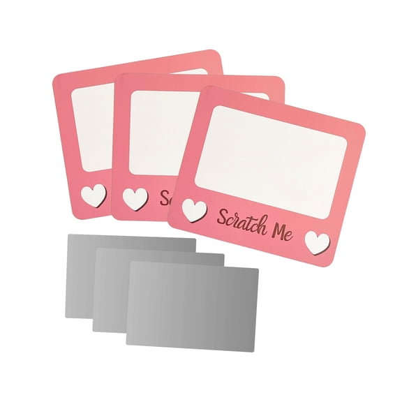 Scratch-A-Sketch Valentines Cards Pink  24 pk DIY scratch card  School Gifts Unique Vday Bulk Retro Valentine Cards, Classroom Valentine Exchange Mailbox