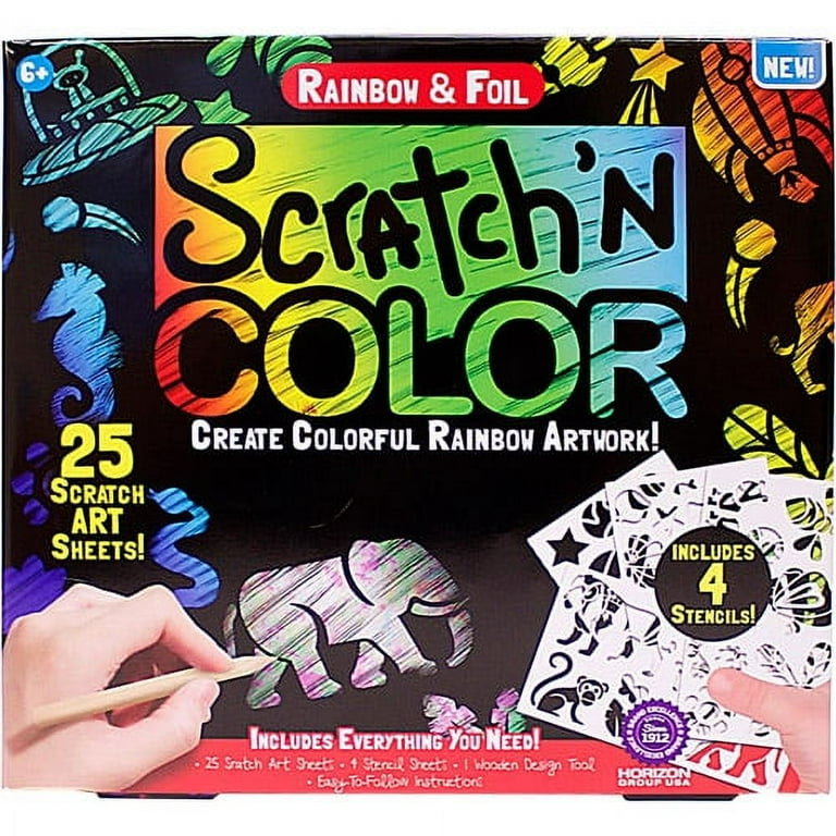 Colorations® Emotions Scratch Art Kit