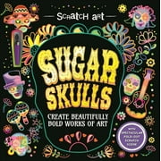Scratch Art Sugar Skulls-Adult Scratch Art Activity Book Create Gorgeous D a de Los Muertos Inspired Artwork, Paperback