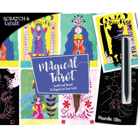 Scratch & Create: Scratch & Create Magical Tarot : Scratch and Reveal 78 Original Art Tarot Cards (Paperback)