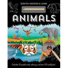 Scratch, Discover & Learn Animals, (Hardcover)