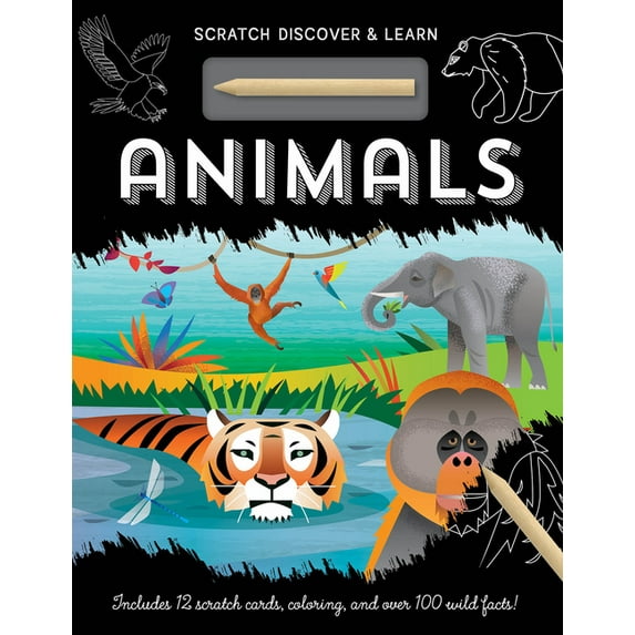Scratch, Discover & Learn Animals, (Hardcover)