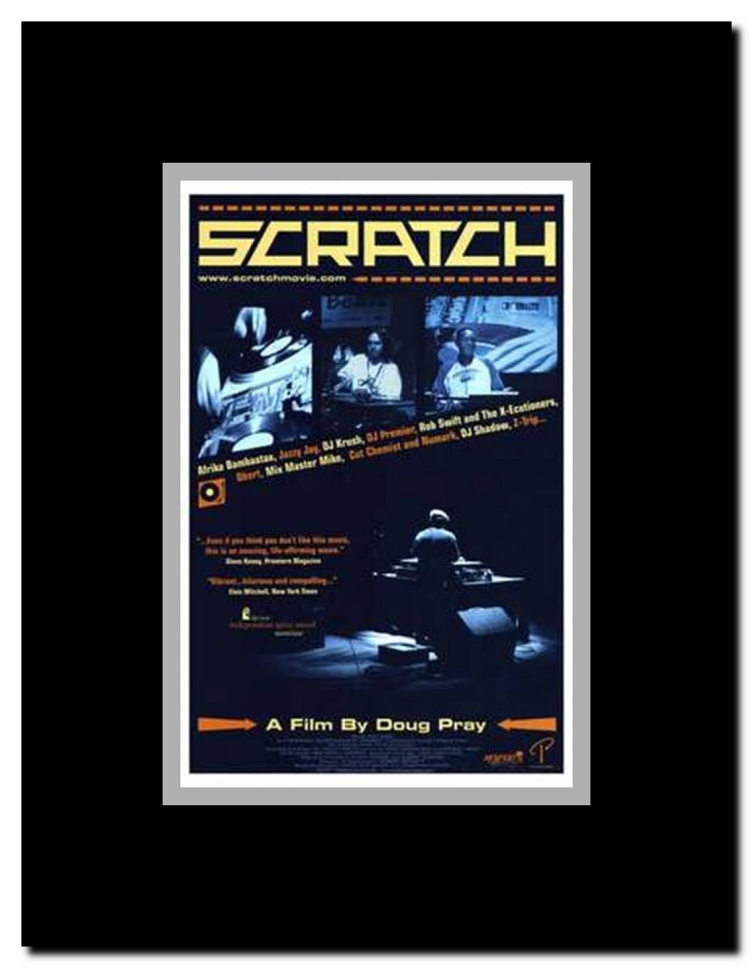 Scratch Framed Movie Poster