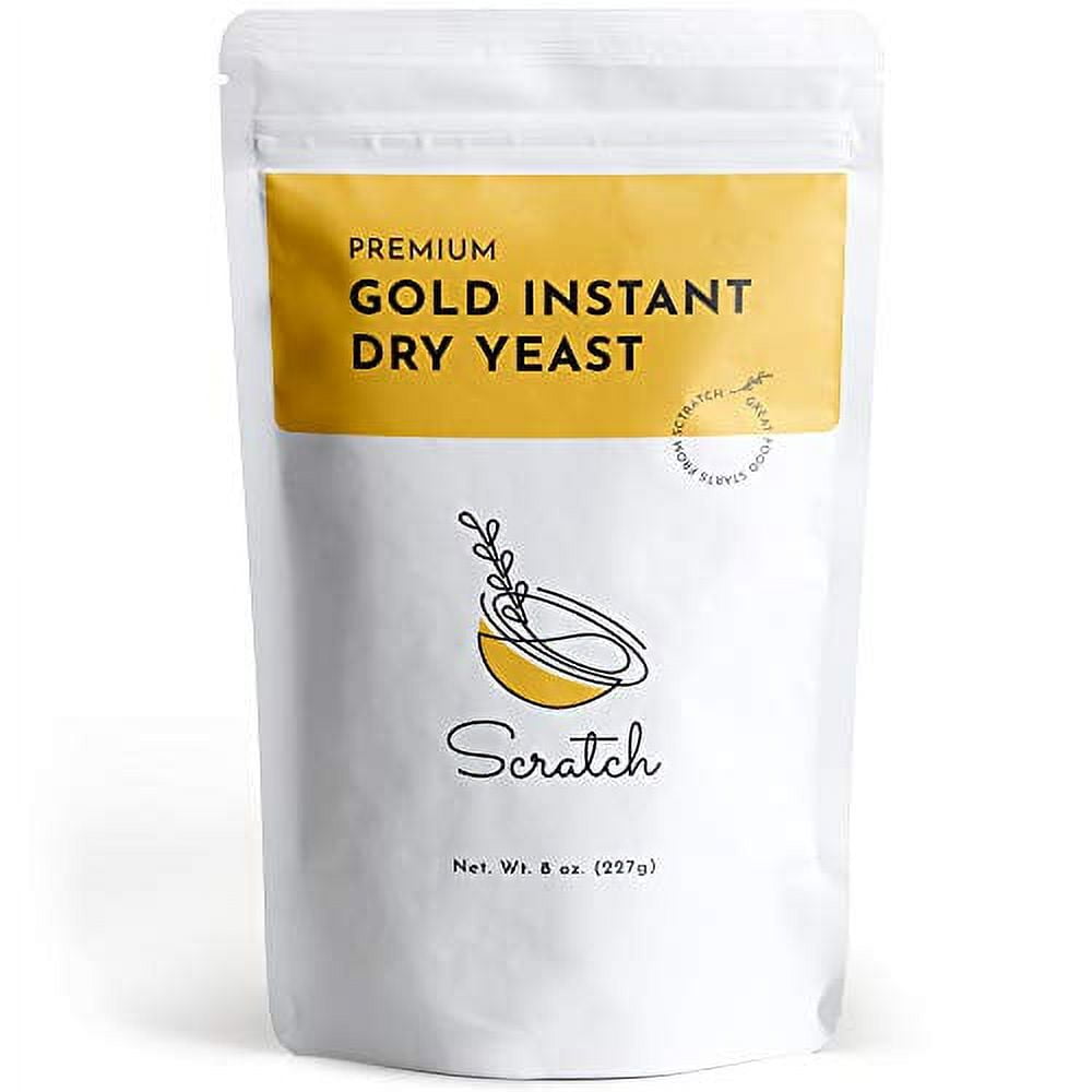 Scratch Gold Instant RapidRise Dry Yeast Premium Baking Ingredients