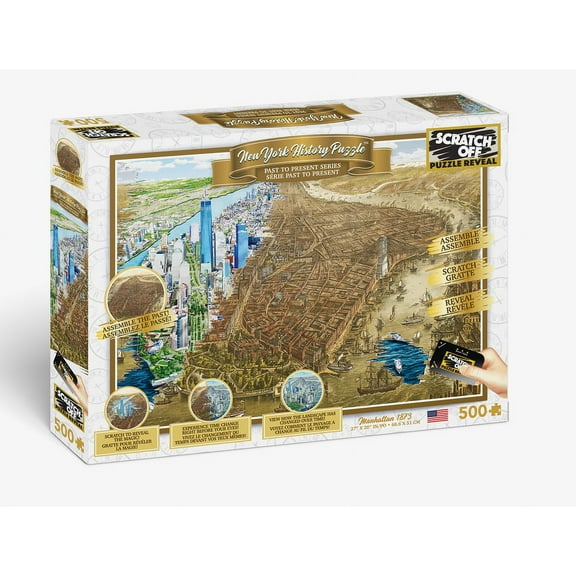 Scratch Off City History: Scratch Off: History Puzzle: New York City (Other)