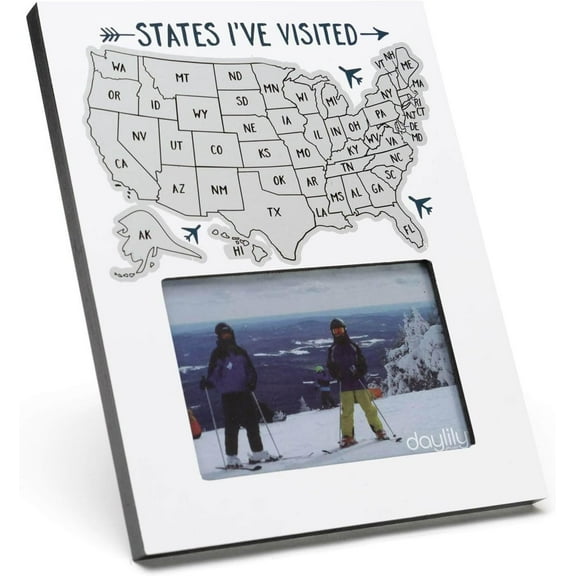Scratch Off Photo Frame | States I've Visited