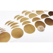 1.5 in Gold Round Scratch Off Stickers, 100 Count by My Scratch Offs